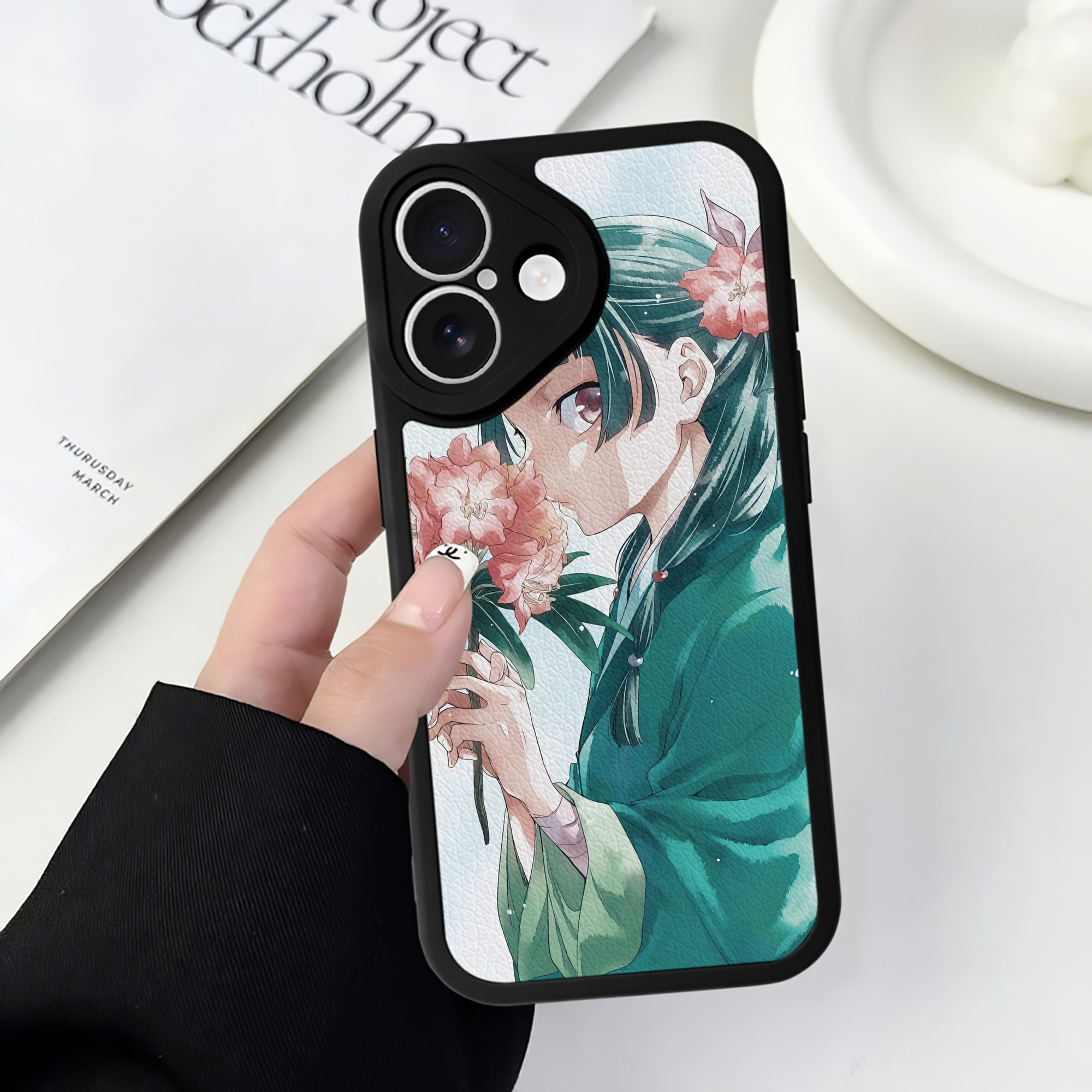 薬屋のひとりごと The Apothecary Diaries 【iPhone 16シリーズ対応】シリコンスマホケース（レザー調） 材質：シリコン